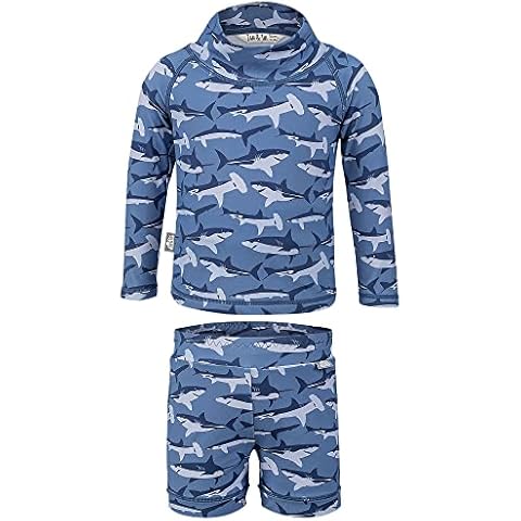 JAN & JUL Toddler Shark Rash Guard Set Cover