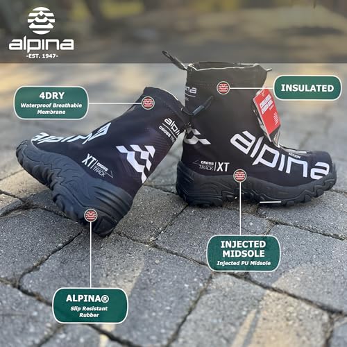 Alpina XT Waterproof Boots for Cold Weather - Comfort Insulated Trekking Shoes - Slip-Resistant with 4Dry Breathable Membrane - Super Light - Winter All Day Shoes2