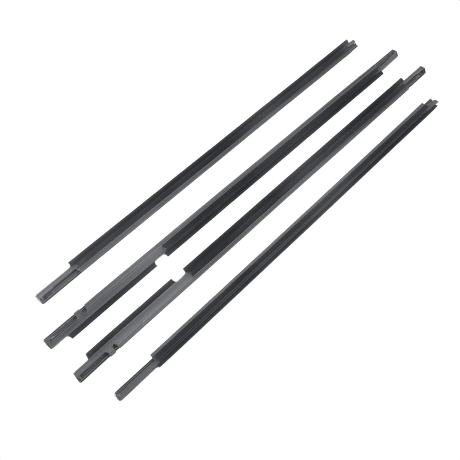 Automotive Window Seals Compatible with Toyota for Corolla for Altis 4-Door 2003-2008 4Pcs Car Door Belt Weather Strips Molding Seal Set