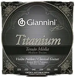 Encordoamento Giannini Titanium para Violão Nylon GENWTM