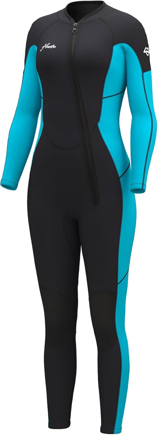 Hevto Women Wetsuit 3/2mm Neoprene Wet Suit Keep Warm in Cold Water for Surfing Swimming Diving