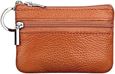 Amazon Co Jp Yougheny キーケース キーチェーン コインケース 革 ファスナー付き メンズ レディース 兼用 がま口 小銭入れ 財布 カードケース 多機能 ミニサイズ持運び便利 ブラウン シューズ バッグ