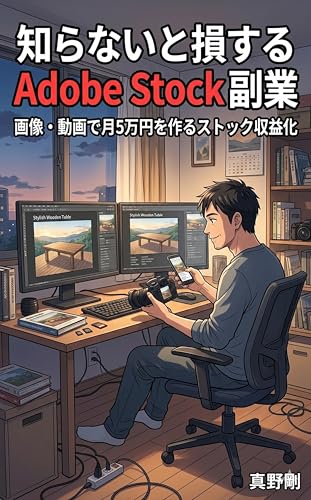 知らないと損するAdobe Stock副業: 画像・動画で月5万円を作るストック収益化 知