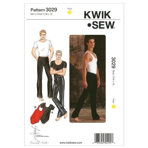 Kwik Sew K3029 Dance Wear Sewing Pattern, Size S-M-L-XL