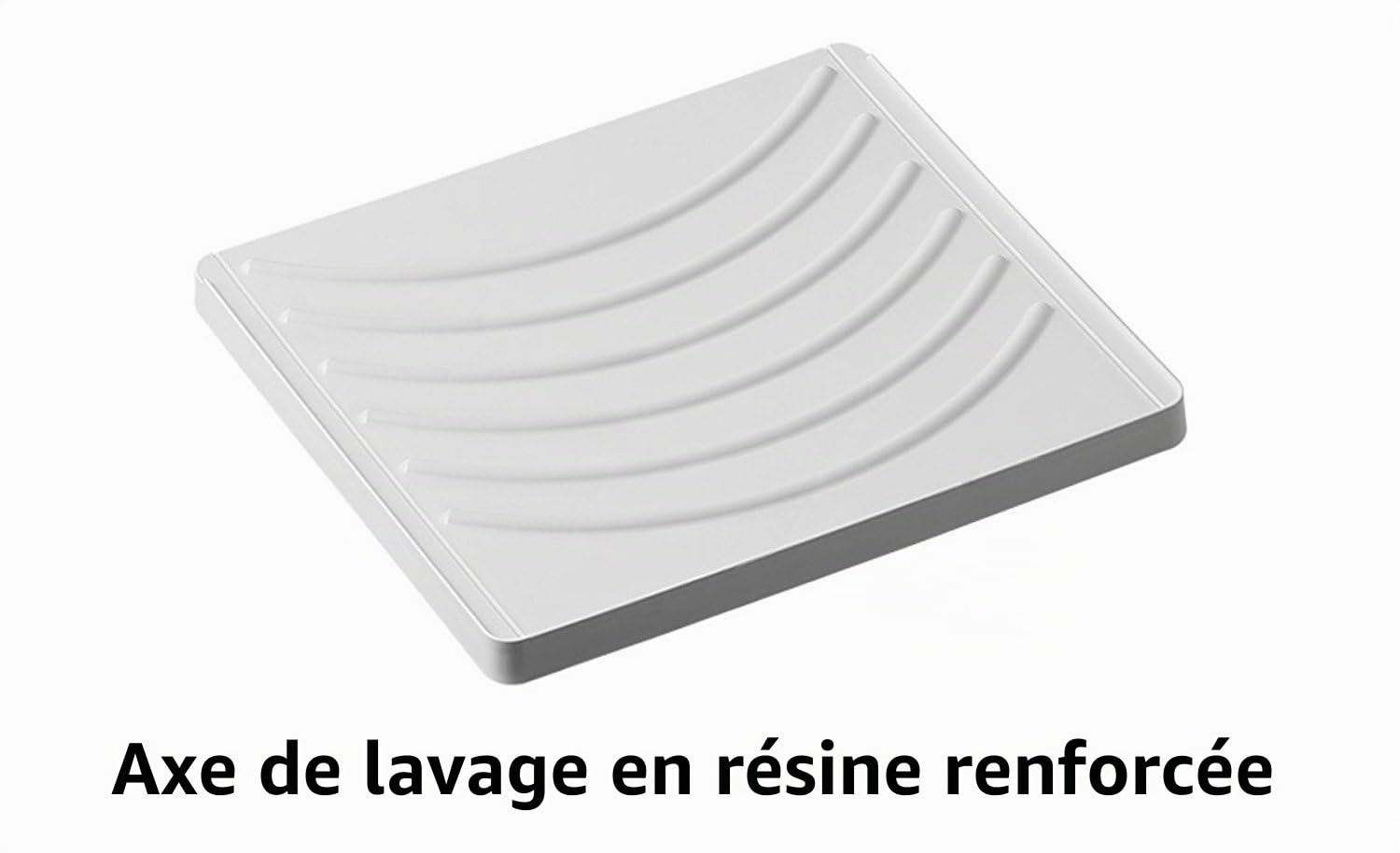Negrari Couvre-Machine à Laver avec évier réversible 9008KAM en résine, Baignoire en PP résistant aux acides, intérieur/extérieur, Blanc, PVC, 109 x 60 x 89