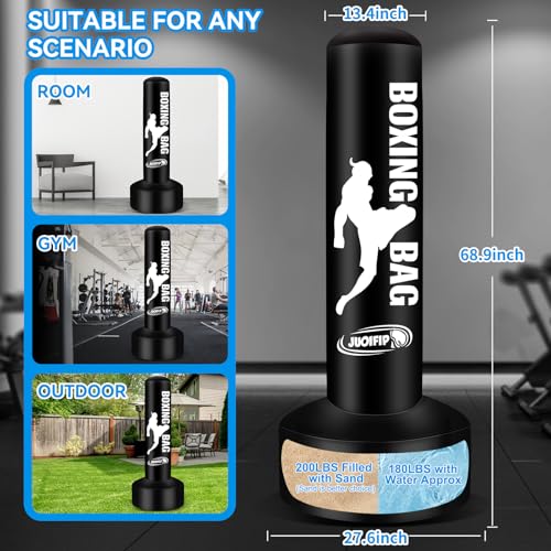 69'' Inflatable Freestanding Punching Bag