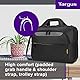 Targus CityGear Topload Notebook-Tasche, schlanke Laptoptasche für 14-15,6 Zoll, Umhängetasche mit Dome Protection System, ideale Tasche für Pendler – Schwarz, TCG460GL
