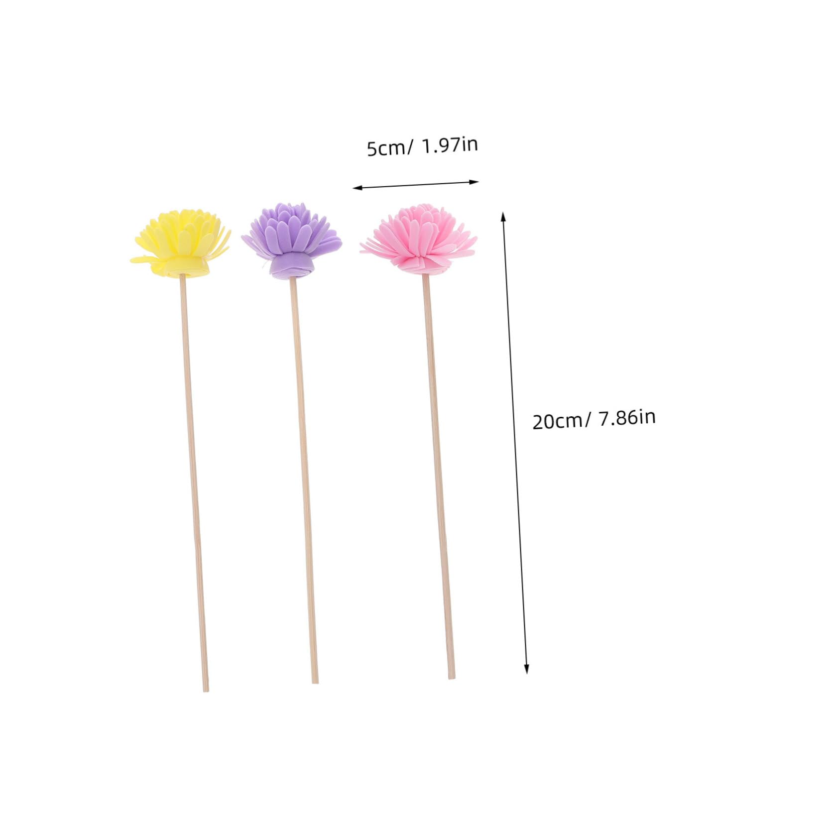 ERINGOGO 12pcs Flameless Diffuser Sticks for Essential Oils Replacement Reeds for Fragrance Sticks for Home Office and Hotels Inviting Ambiance and Continuous