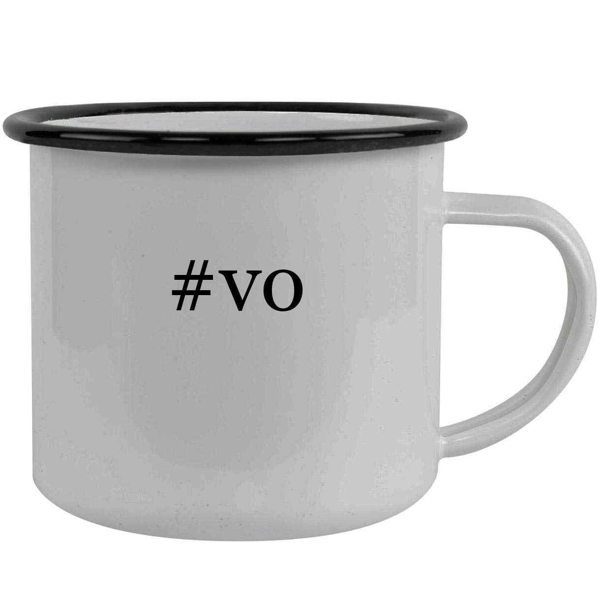 #vo - Stainless Steel Hashtag 12oz Camping Mug