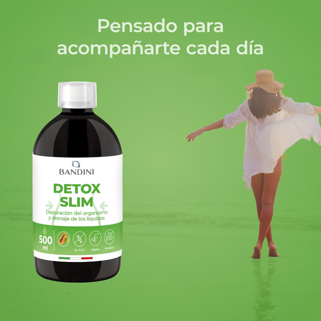 Bandini® DETOX 500ml Líquido | Drenante, Digestivo, Antioxidante