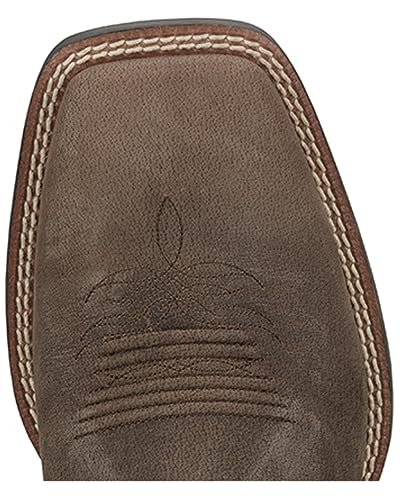 Image of Justin Canter 11 inch Western Boots for Men, Full Grain Leather, Woven Lining, Square Toe, Slip-Resistant Rubber Outsole