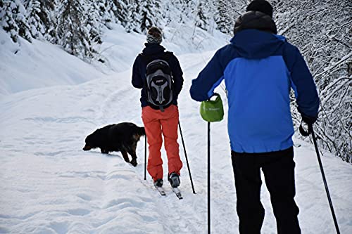 Wiederverwendbare, geruchsdichte Kotbeutelhalterung für Hundeausflüge + Wandern mit Hunden & Camping. Geruchsdichte Wickeltasche, Windeltasche, Camping-Müll.