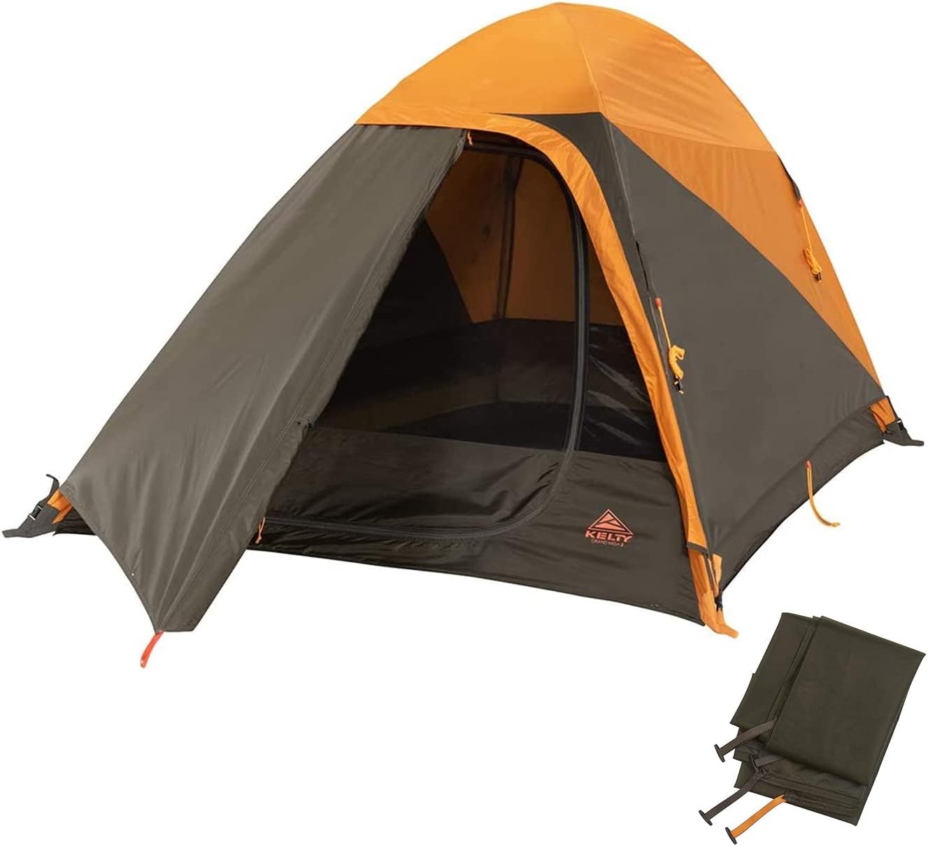 Kelty Grand Mesa 2 Person Tent + Tent Footprint Bundle