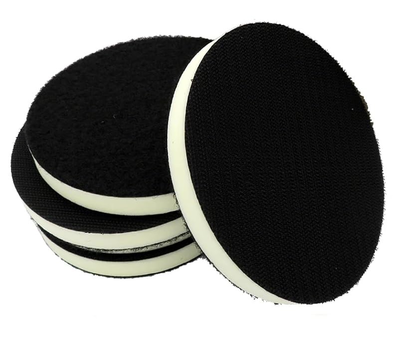 Almohadilla De Interfaz De Espuma De 6 Pulgadas Y 150MM, Almohadilla De Respaldo Para Lijadora Con Gancho De Densidad Media, Piezas De Herramientas Eléctricas, 5 Uds.