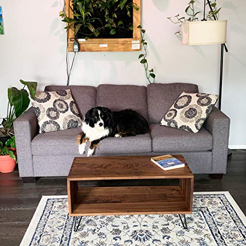 Burger Family Furniture 35.5" x 13.5" American Walnut Coffee Table w/D Burger Family Furniture 35.5" x 13.5" American Walnut Coffee Table w/D