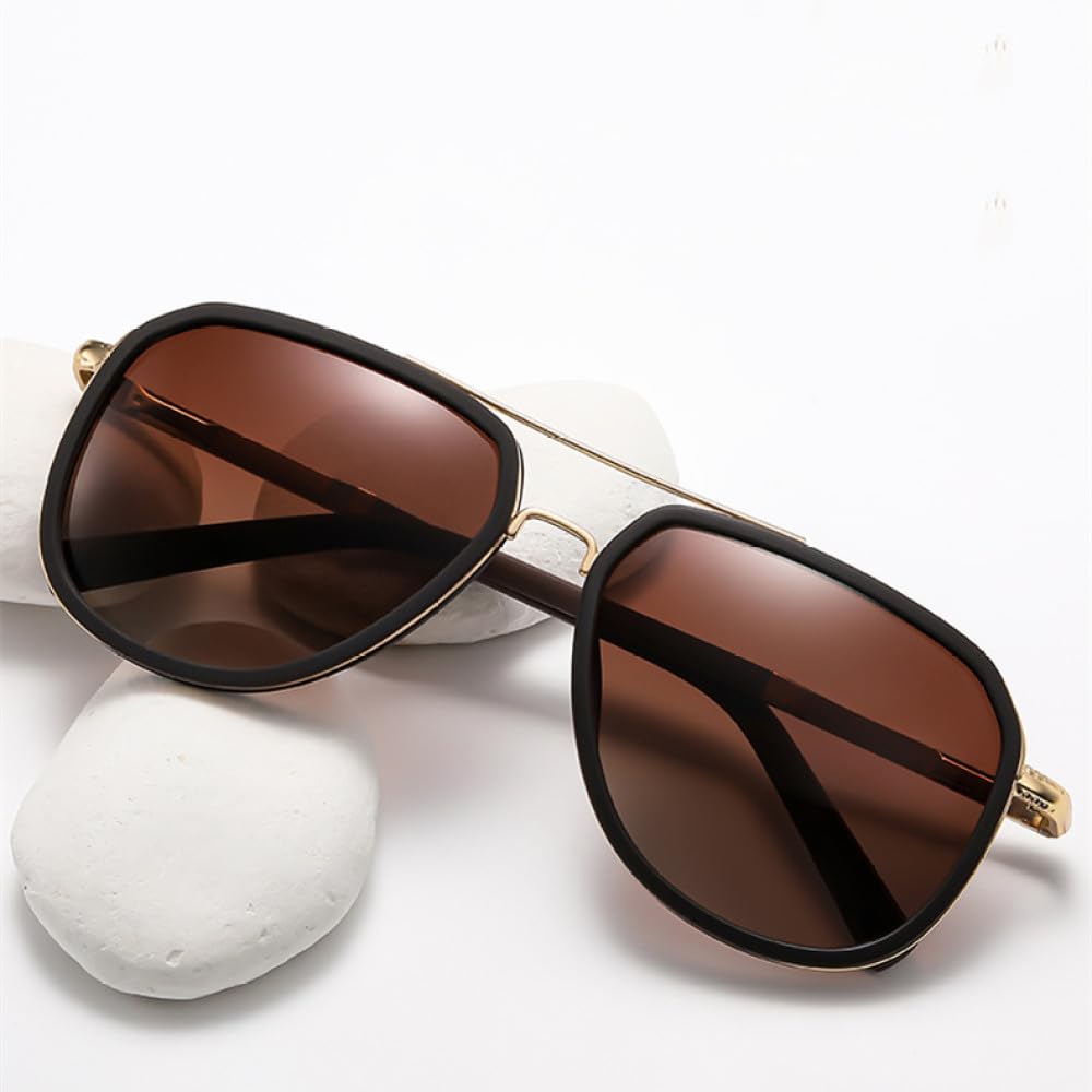 Gafas de sol de lujo para hombre, gafas de sol para conducir, gafas de sol masculinas, gafas de sol clásicas grises para viajes y pesca, UV400