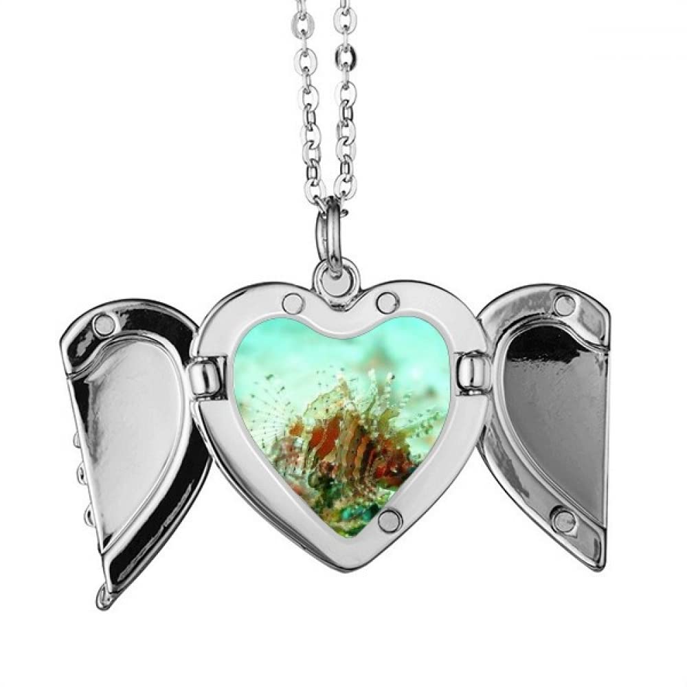 Lionfish Ocean Sea Marine Organism Angel Wings Necklace Pendant Fashion Gift