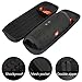 Hard Travel Case Compatible for Charge 3 BLKAM Waterproof Portable Bluetooth Wireless Speaker (Black). Extra room for USB Cable and Charger