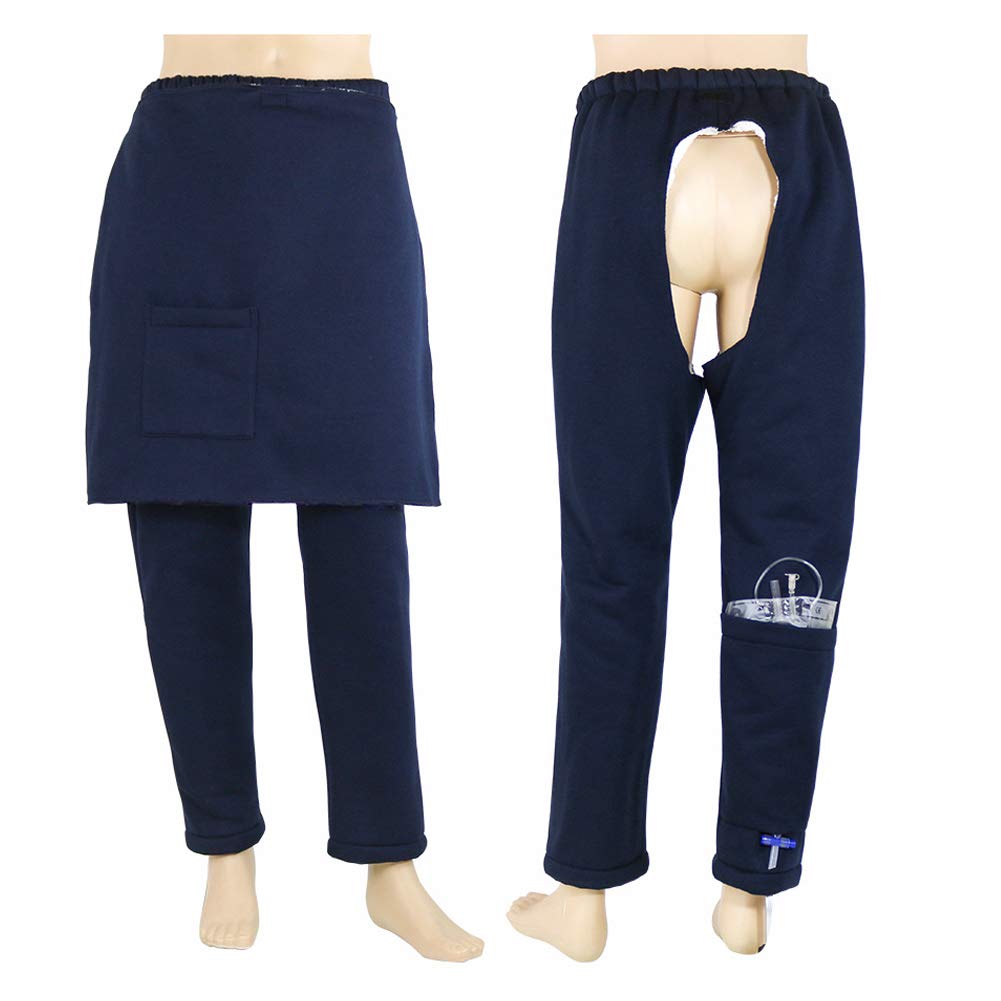 Buy D&F Paralysis Nursing Suit,With Stoma Urinate Drainage Bag Pants