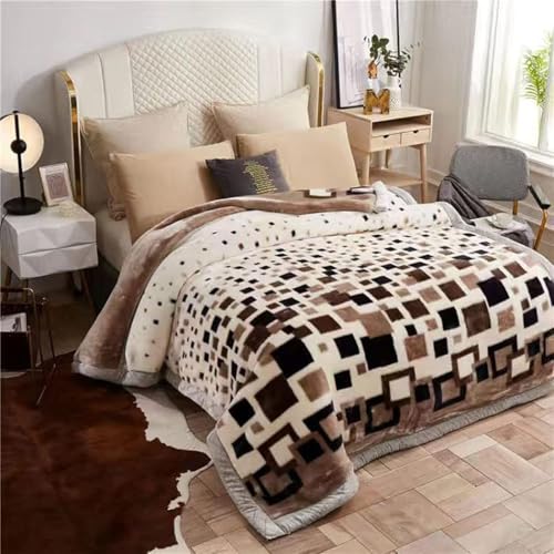 Image of Super Cloudy Luxury Double Bed Blanket for Marriage and Gift Purpose with Bag Packing(Pack of 1) (Multi A10)