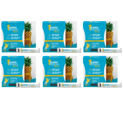 Super Ananas Slim 6 Confezioni da 250 ml - Zuccari...