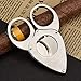 Cigar Cutter, Anync Stainless Steel Guillotine Double Cut Blade Cigar Accessories for Cigars