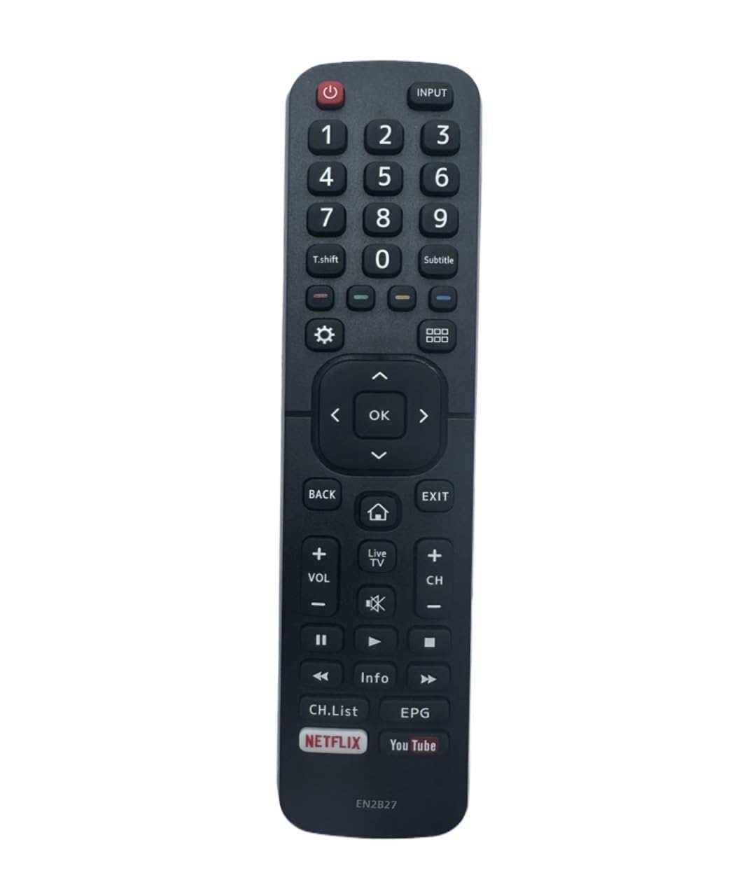 Télécommande EN2B27 en ABS pour téléviseur intelligent LCD HD - 7