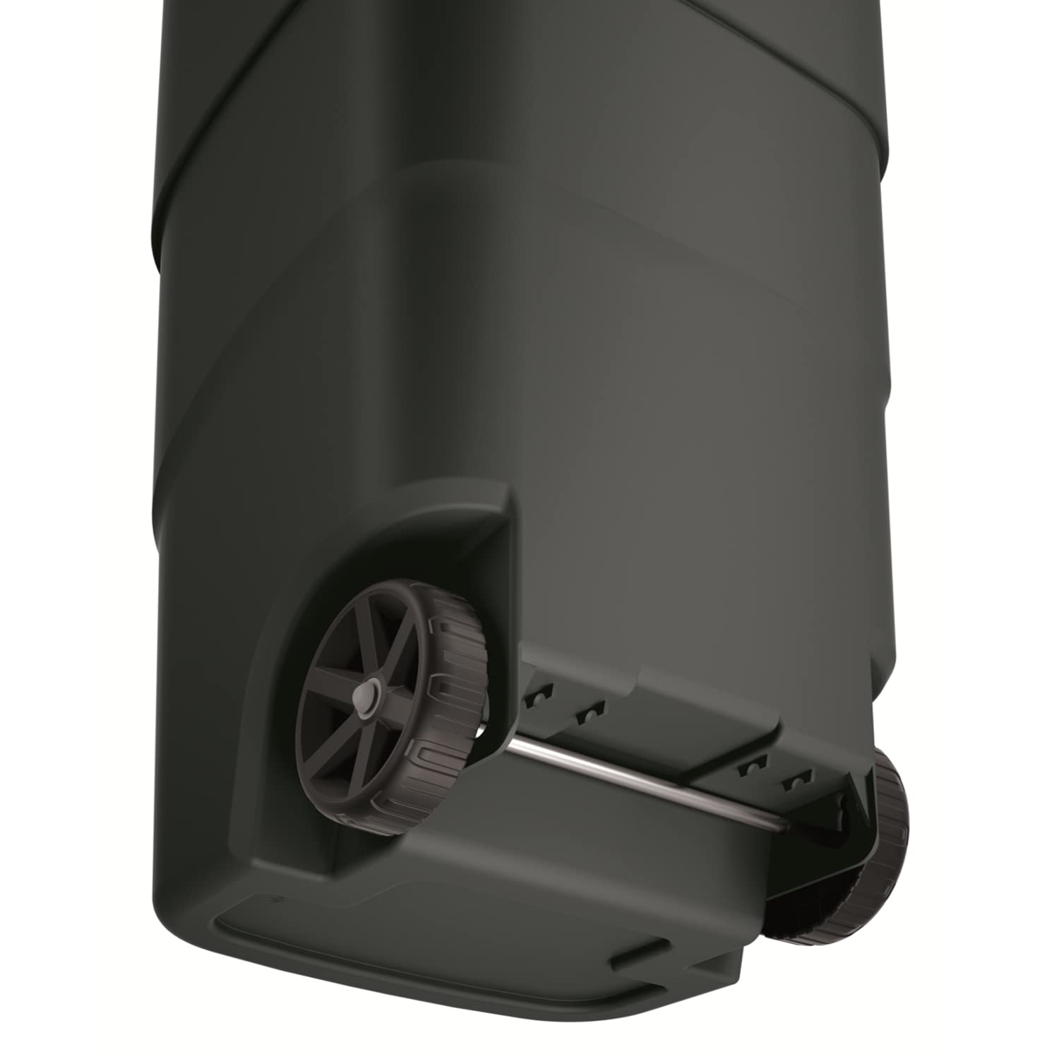Prosperplast Wheeler Poubelle de 110 l, avec roues et couvercle, universelle, en plastique, bleue
