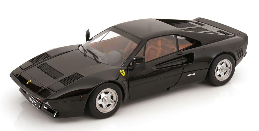 KK Scale KKDC120153 Ferrar. 288 GTO Black 1984 - scala 1/12 - auto in miniatura da collezione