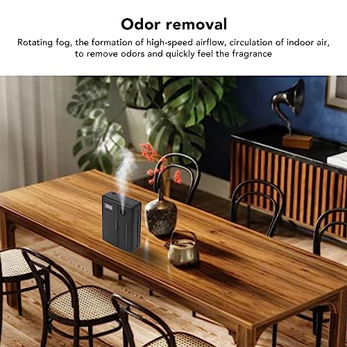 Topiky Machine à Air Parfumée Bluetooth Améliorée, Diffuseur D'huiles Essentielles à Atomisation Intelligente, Professionnel, Noir