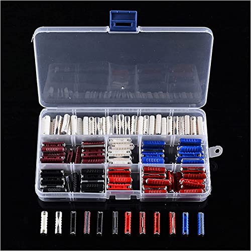 200 piezas Kit surtido de fusibles cerámicos eléctricos continentales 5 tipos 5A 8A 16A 25A 40AMP para auto y motocicleta miniatura 1