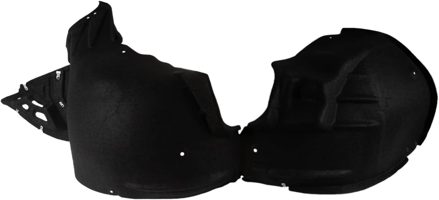 TRQ Front Left Inner Fender Liner Black Drivers Side Compatible with 2019 Chevrolet Malibu GM1248302
