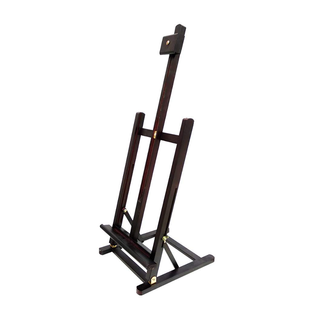 ASerZenith Painting Artist Easel Stand Display Easel Drawing Board Elm Wooden Desktop Easel, Folding Lift Display Easel, Adjustable