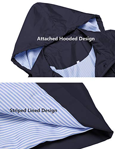 image for Kikibell Lined Windbreaker Anorak Jacket Waterproof Quick-Drying Hikin