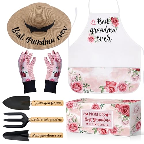 Grandma Garden Tool Set, Gifts for Grandma, Women Garden Tool Set Outdoor Horticulture Starter