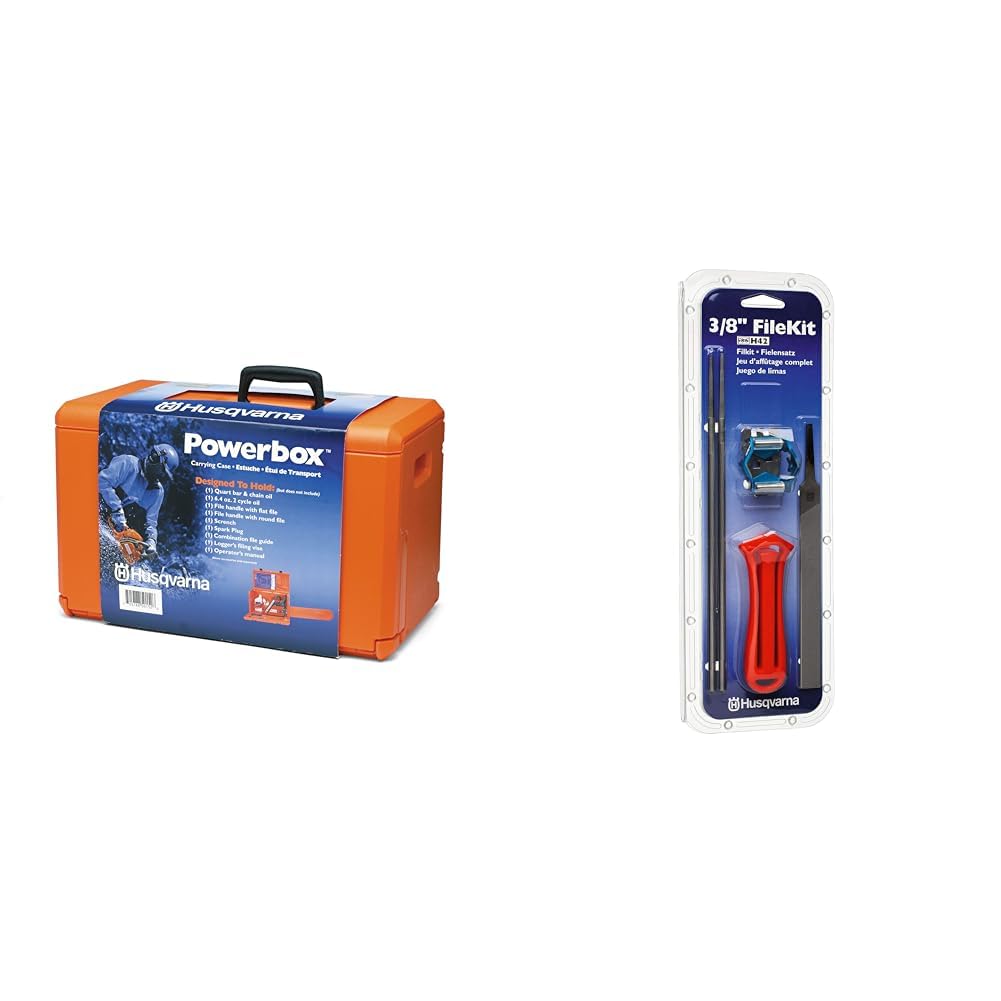 Husqvarna Chainsaw Case and Filing Kit for Models 120-460 Rancher, 435-576XP, T435-T540XP