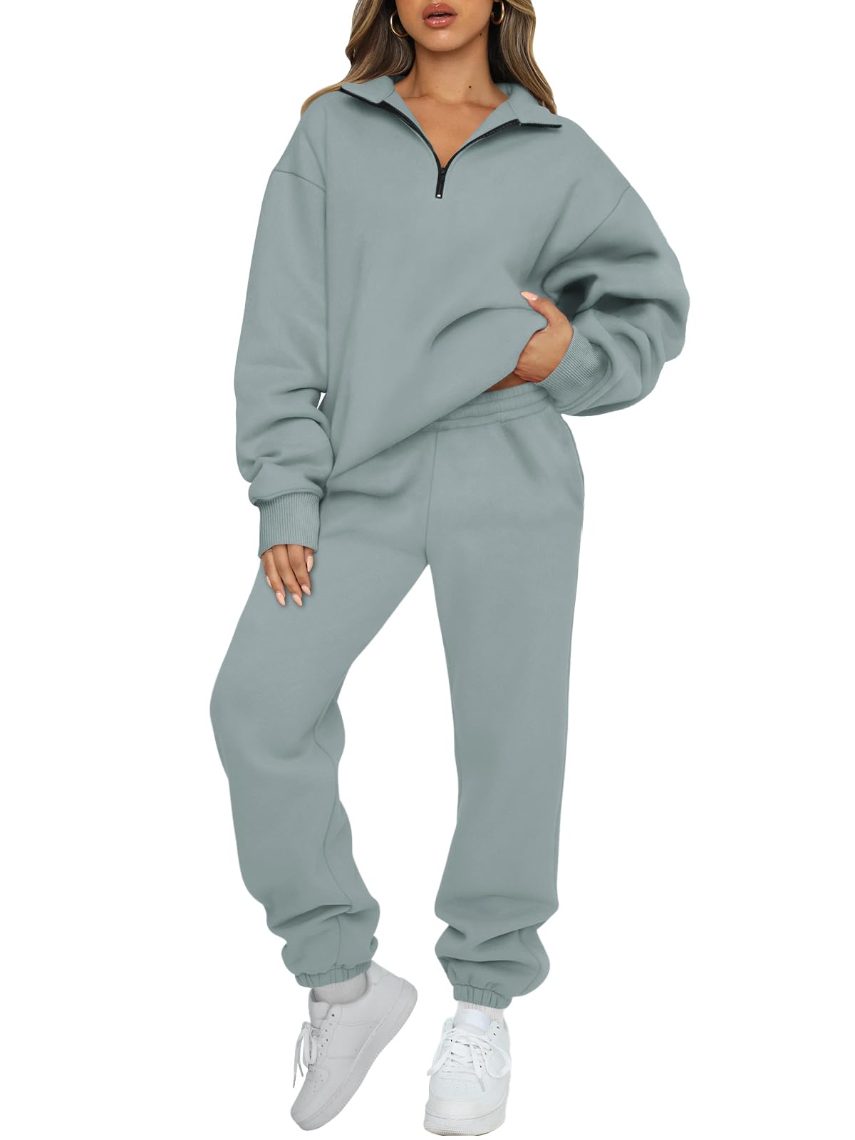 AUTOMET Women's Sweatsuits 2 Piece Outfits Lounge Sets