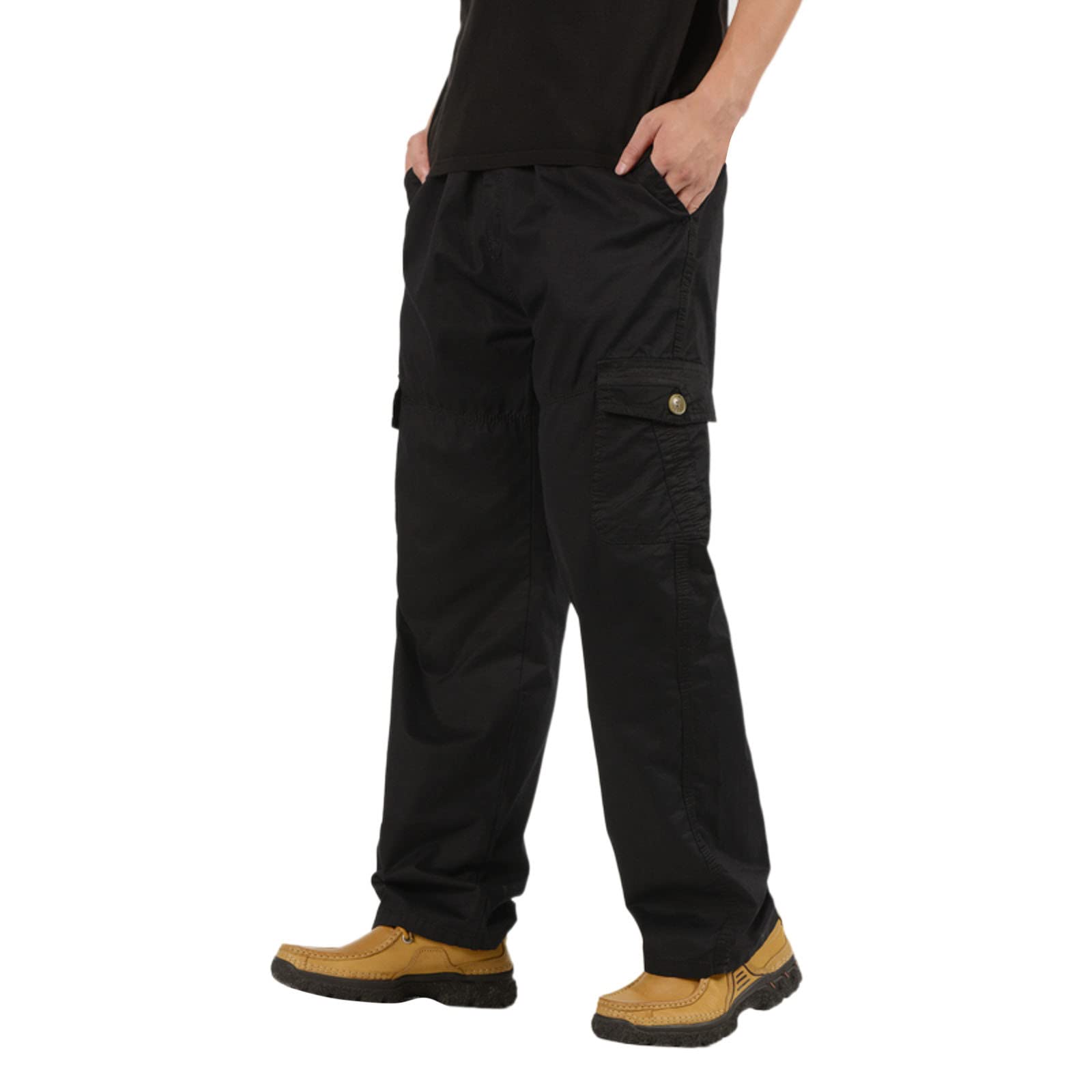 SRZYMJ Jogginghose Herren Anzughose Herren Schwarz Hose Herren Schwarz Stretch Elegant Wickelhose Herren Basketball Short Hose Herren Jeans Leinenhose Herren Jogginghose Herren