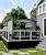 GarveeLife 10 x 10 Ft Outdoor Arched Pergola, Metal Pergola with Retractable Canopy, Arched Patio Gazebos for Backyards, Lawn, Patios (Gray)