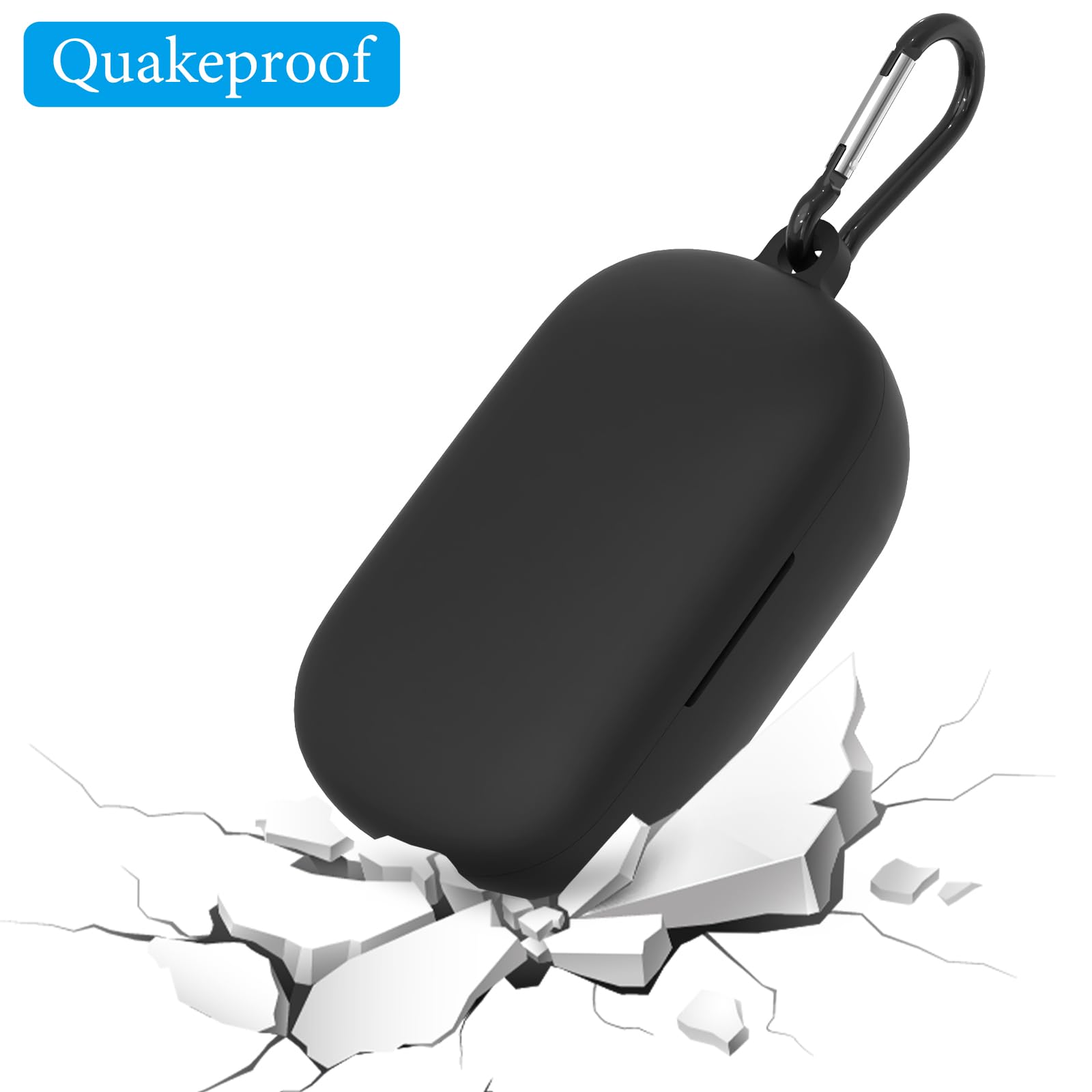 Geekria Silicone Case Cover Compatible with Soundcore by Anker Life P2 True Wireless Earbuds - Image 2