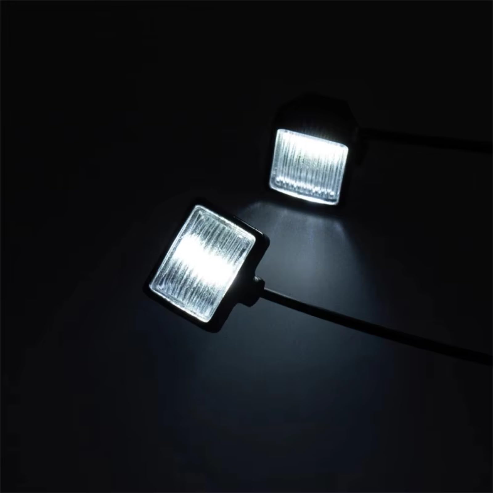 RC Coche Faros Delanteros para Tamiya 1/14 Focos para Brazo De Excavadora Maqueta Big Mac Luces para Maquetas Reequipamiento Remolques Accesorios para Maquinaria De Construcción
