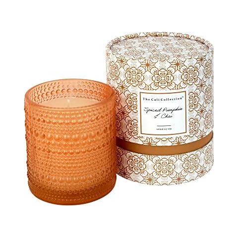 The Cali Collection Spiced Pumpkin & Chai Candle Cover