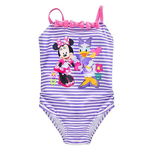 Disney Minnie Mouse Happy Helpers Swimsuit for Girls Size 3 Purple