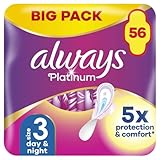 Always Platinum Sanitary Towels With Wings Long Plus Size 3 14 Pack