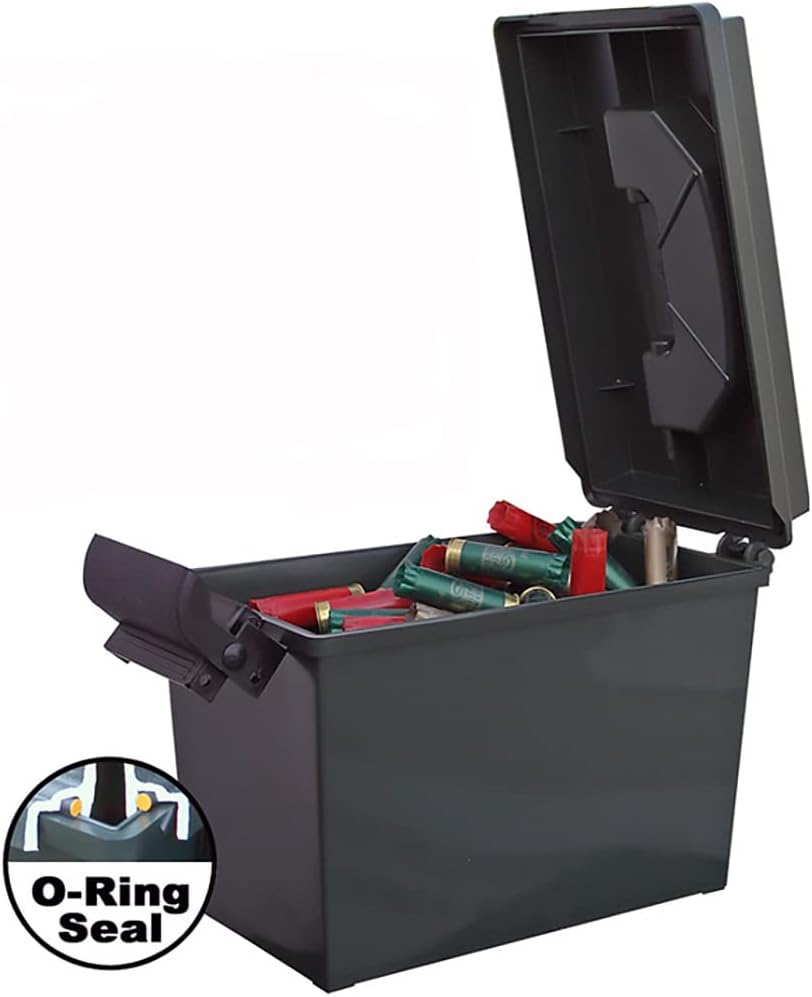 MTM SDB-0-11 Sportsmen's Dry Box, O-Ring Sealed, Heavy Duty Latch, Lockable, Crush-Proof, USA Made, Forest Green