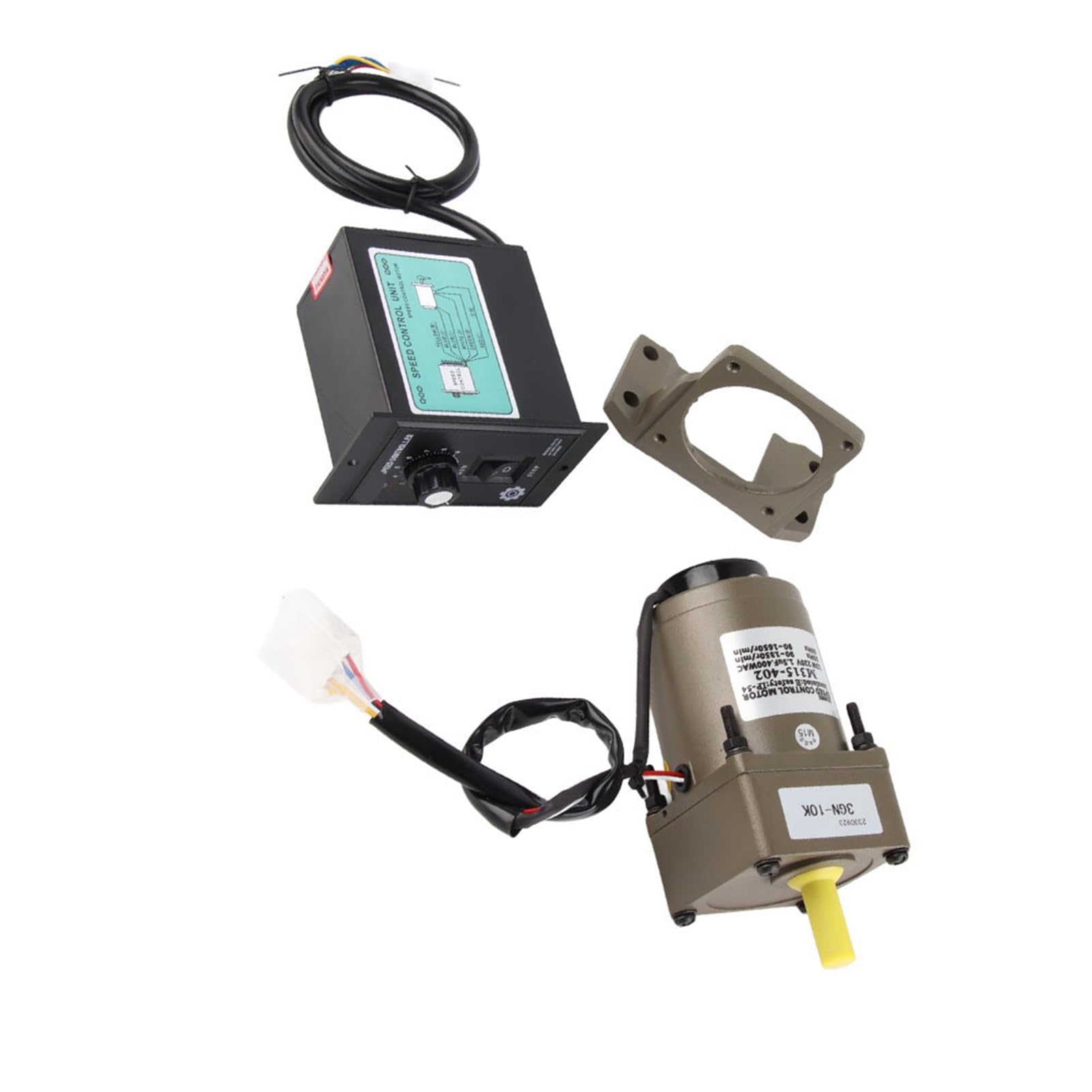 Motore di Marcia, M315-402 220V 15 W Motore di Marcia 220 V di Reversibile Regolabile con Staffa Controller (Rapporto di riduzione della velocità 10K)