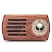 Produktbild Voigoo AM/FM Tragbares Radio, Retro Holz Pocket Radio mit dem besten Empfang, Kopfhöreranschluss, Batterie betrieben (Nicht enthalten)