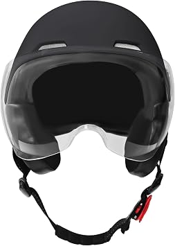 Motorcycle Helmet for Adults Half Helmet with Windproof Mask for Cruiser , Road Bikes, Electric Bikes, Scooter Cool Helmet for Men and Women,DOT Approved
