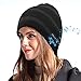 EasyULT Bluetooth Gorro Invierno, Unisex Gorro Bluetooth 5.0 música Recargable, Micrófono para Llamadas Manos Libres, Regalo para Hombres, Mujeres, para Deportes al Aire Libre(Nuevo Negro)