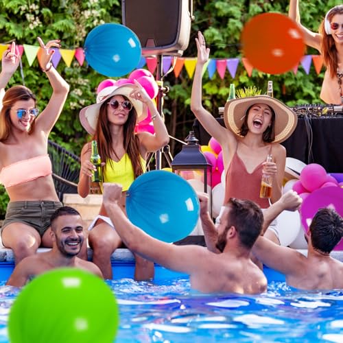 Xloey 12Pcs Punch Balloons, Xloey 18 Inches Punching Balloons, Assorted Color Neon Punch Balloons Party Favors thumb #3